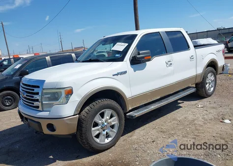 2013 Ford F-150 Lariat z USA, uszkodzony, nr VIN 1FTFW1EF2DKF84715
